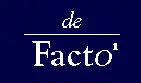 very old de facto logo
